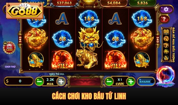 Cách chơi kho báu Tứ Linh