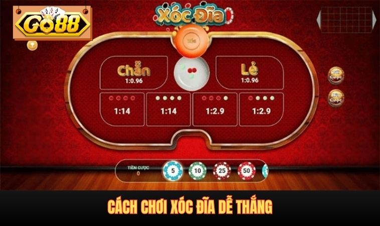 Cách chơi xóc đĩa dễ thắng
