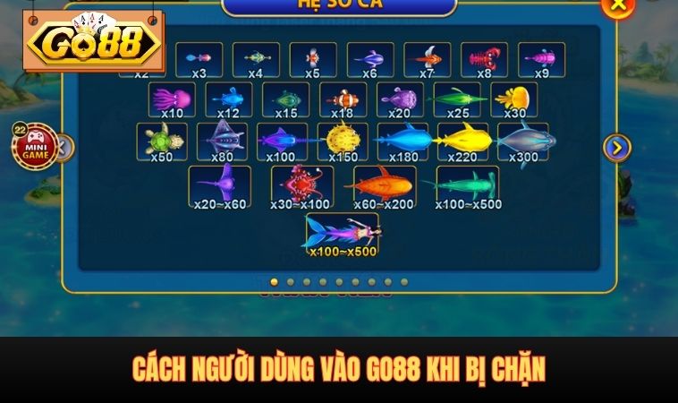Cách người dùng vào GO88 khi bị chặn