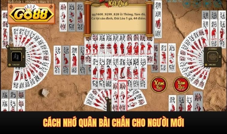 Cách nhớ quân bài chắn cho người mới