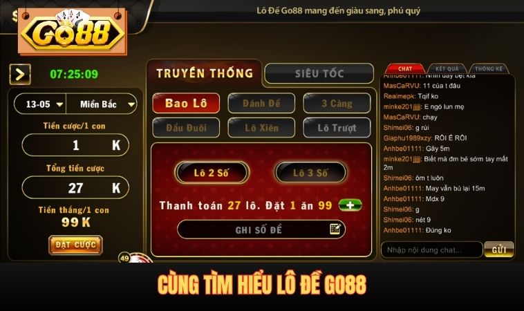 Cùng tìm hiểu lô đề GO88