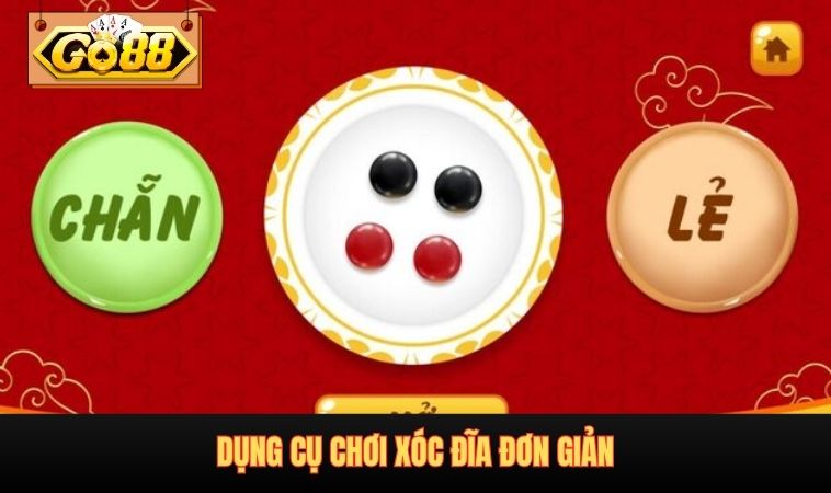 Dụng cụ chơi xóc đĩa đơn giản