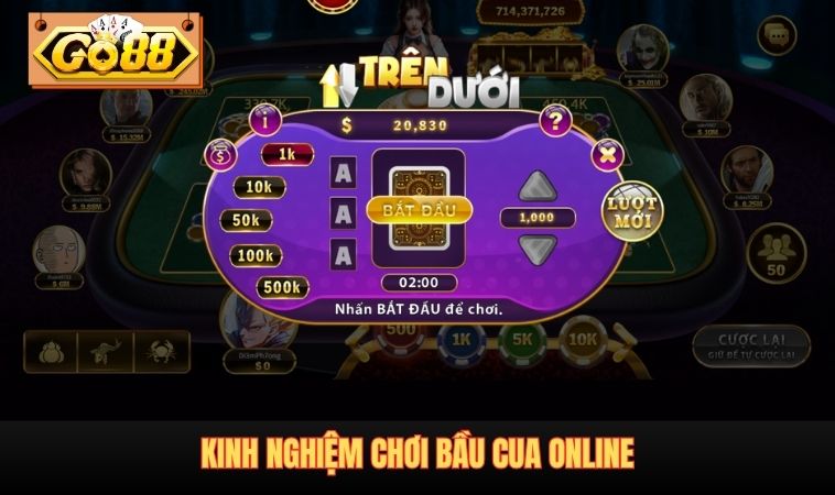 Mẹo chơi Bầu Cua Online