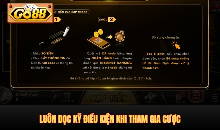 Luôn đọc kỹ điều kiện khi tham gia cược