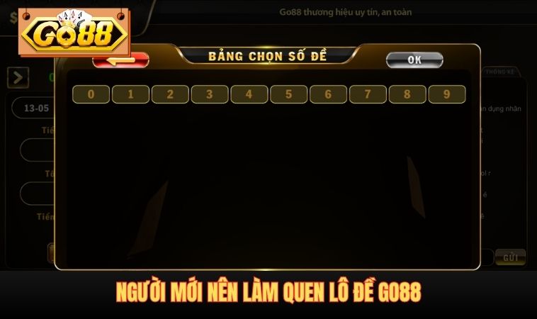 Người mới nên làm quen lô đề GO88