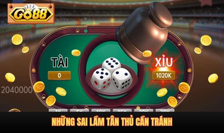 Những sai lầm tân cần thủ tránh