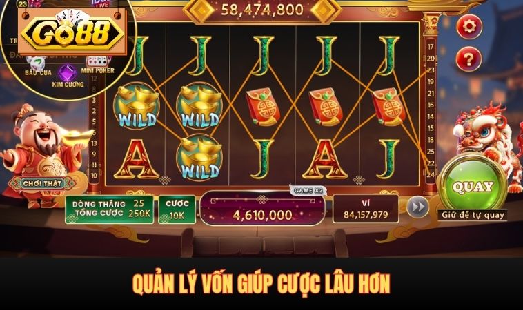 Quản lý vốn giúp cược lâu hơn