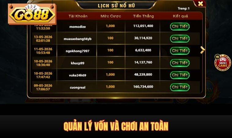 Quản lý vốn và chơi an toàn