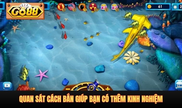 Quan sát cách bắn giúp bạn có thêm kinh nghiệm